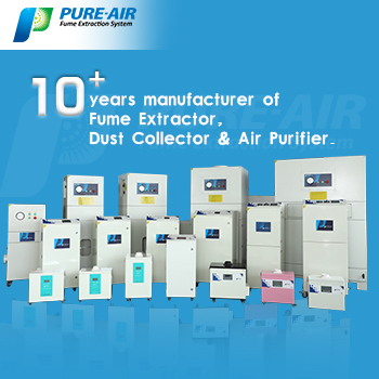 To Protect The Health of Employee in The Workshop, Choose PURE-AIR Laser Fume Extractor!