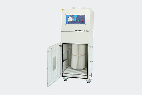 Submerged filter cartridge dust collector