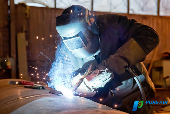 Mobile welding fume purifier