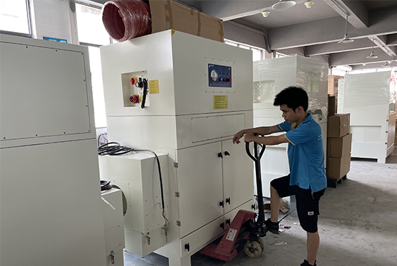 industrial dust collector for laser cutting