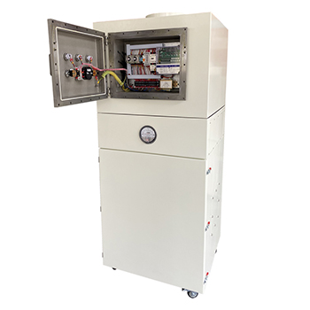 Reflow soldering fume purifier, PURE-AIR purifies reflow soldering workshop smoke.