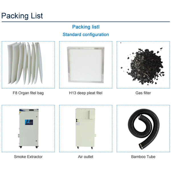 laser cleaning fume extractor