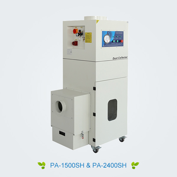 Metal laser cutting/cladding /hardening dust collector (manual)