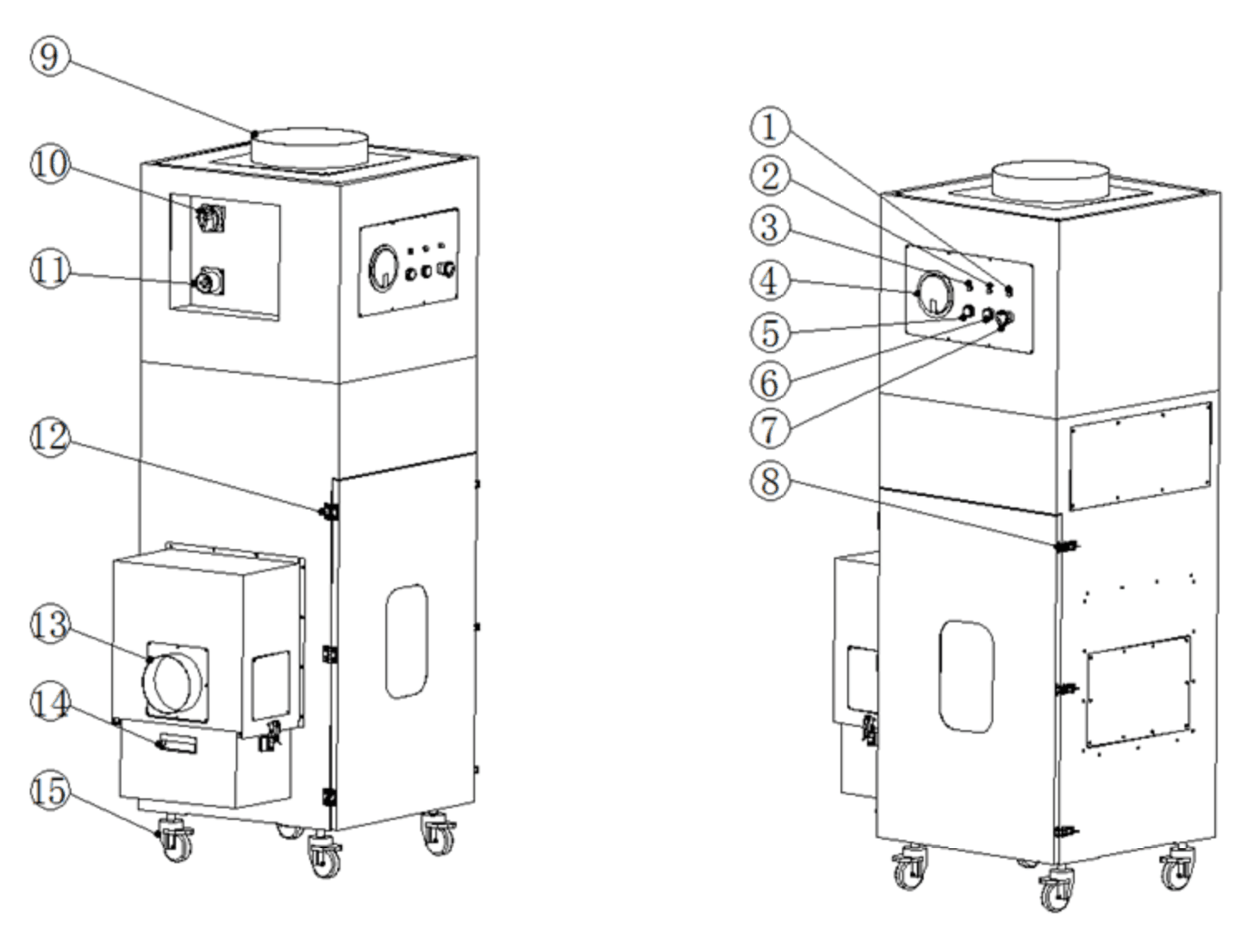 laser dust collector 