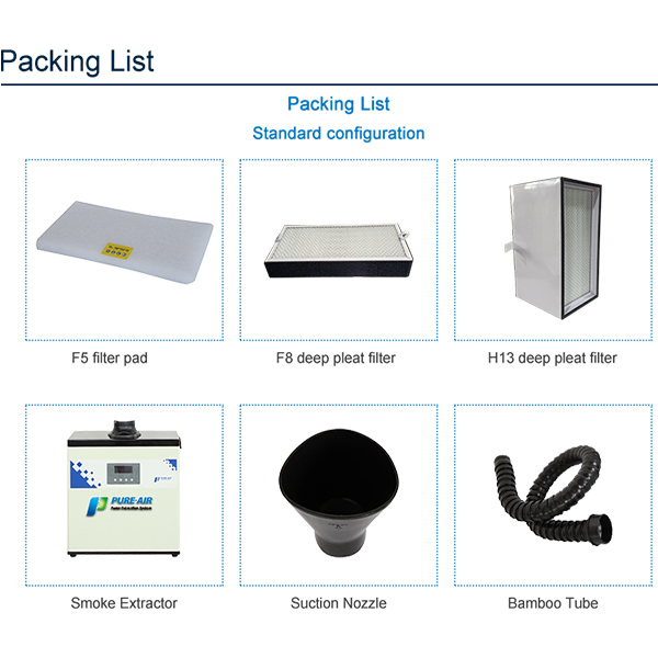 ESD safe fume extractor 