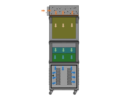 laser cutter fume extractor 