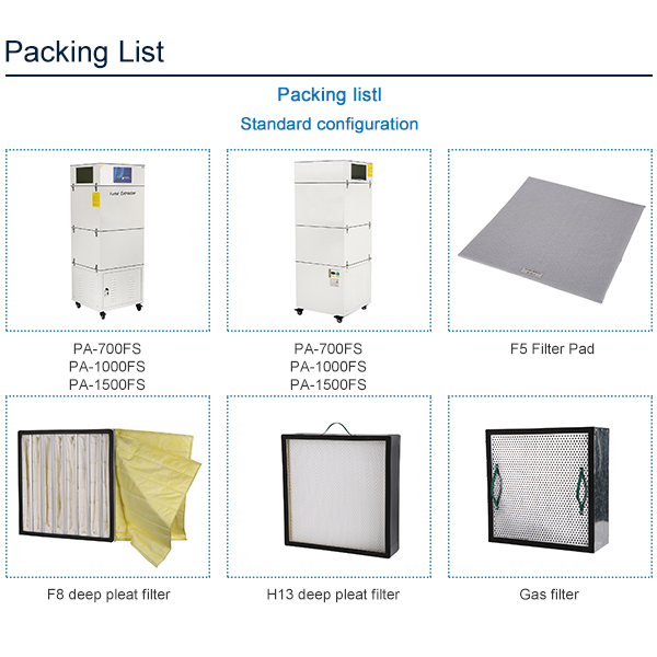 PA-1000FS Fume Extractor